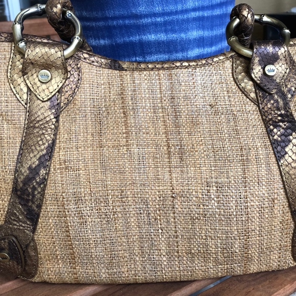 Elaine Turner Preowned "straw" handbag - Picture 3 of 8